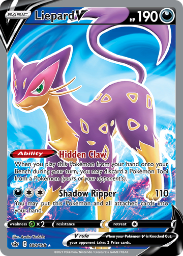 180/198 - Liepard V - [Rare Ultra]