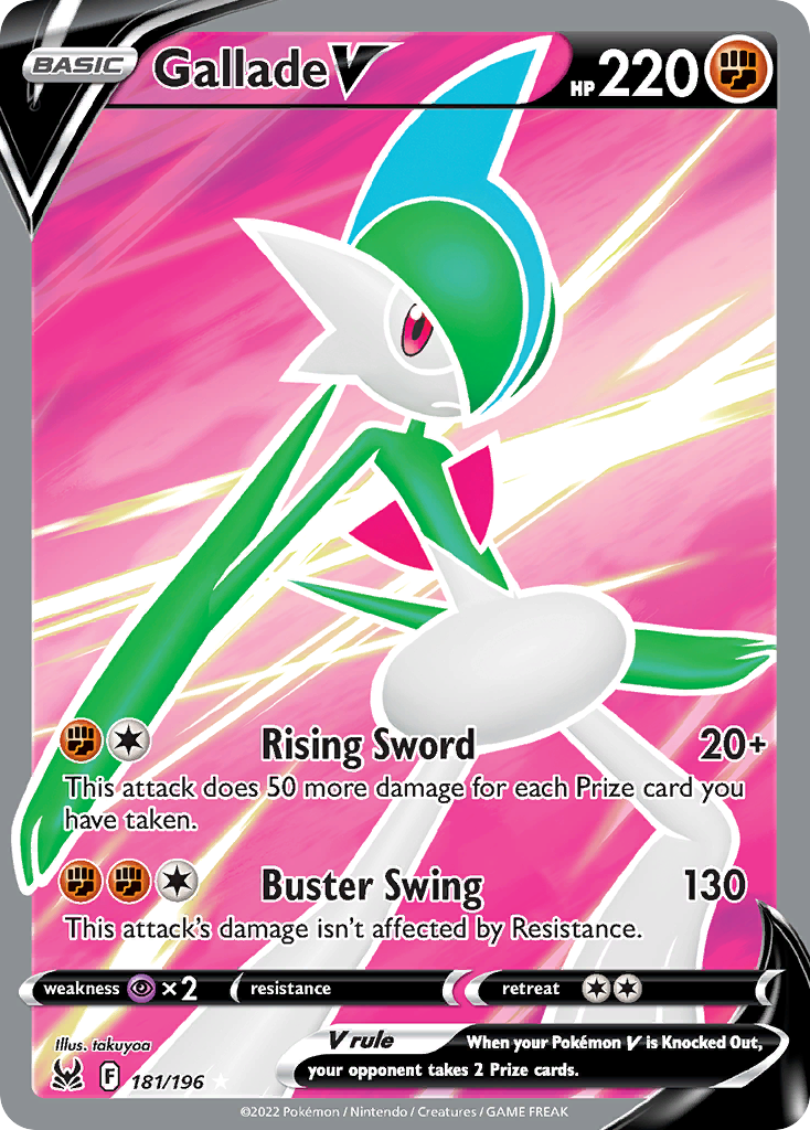 181/196 - Gallade V - [Rare Ultra]