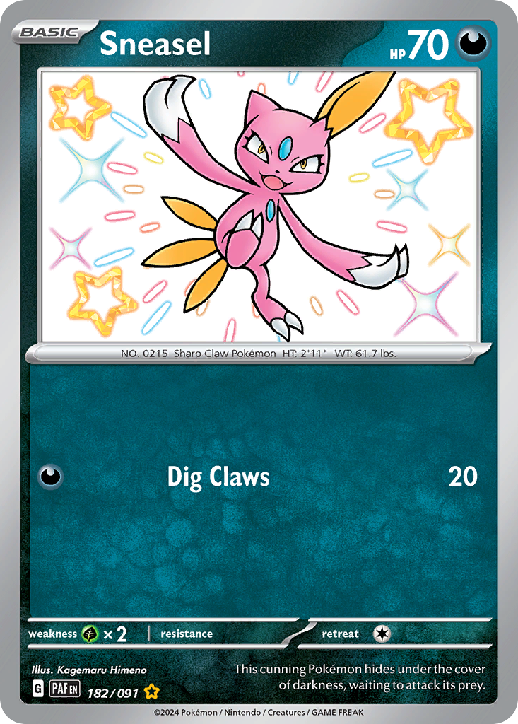 182/091 - Sneasel - [Shiny Rare]