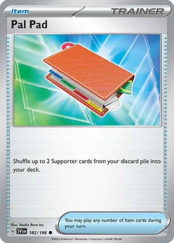 182/198 - Pal Pad - [Common] - Reverse Holo