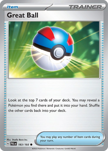 183/193 - Great Ball - [Common] - Reverse Holo