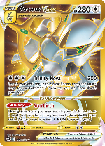 184/172 - Arceus VSTAR - [Rare Secret]