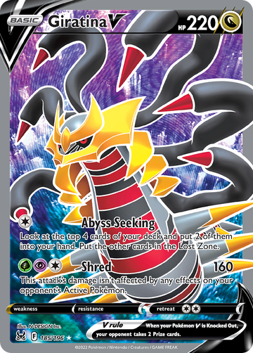 185/196 - Giratina V - [Rare Ultra]