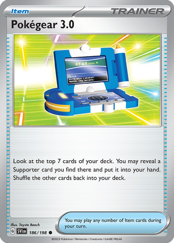 186/198 - Pokégear 3.0 - [Common] - Reverse Holo