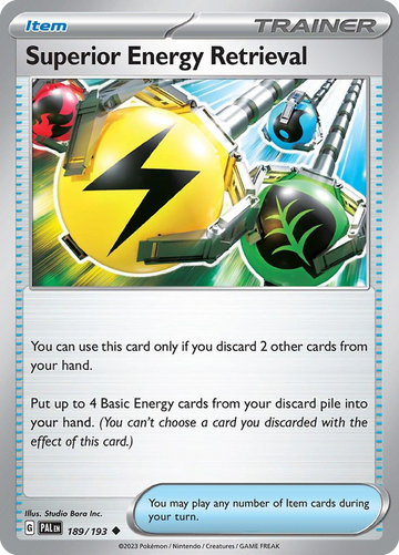 189/193 - Superior Energy Retrieval - [Uncommon] - Reverse Holo