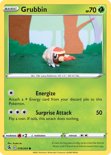 018/264 - Grubbin - [Common] - Reverse Holo