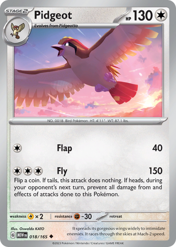 018/165 - Pidgeot - [Uncommon]