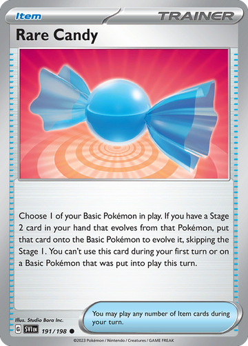 191/198 - Rare Candy - [Common] - Reverse Holo