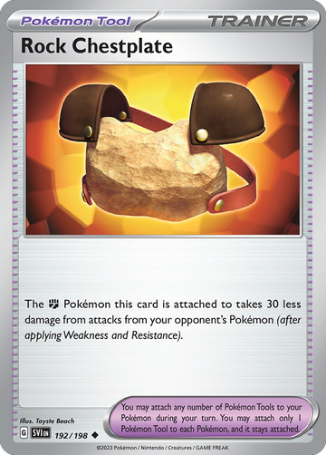 192/198 - Rock Chestplate - [Uncommon] - Reverse Holo