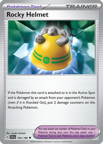 193/198 - Rocky Helmet - [Uncommon] - Reverse Holo