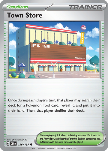 196/197 - Town Store - [Common] - Reverse Holo