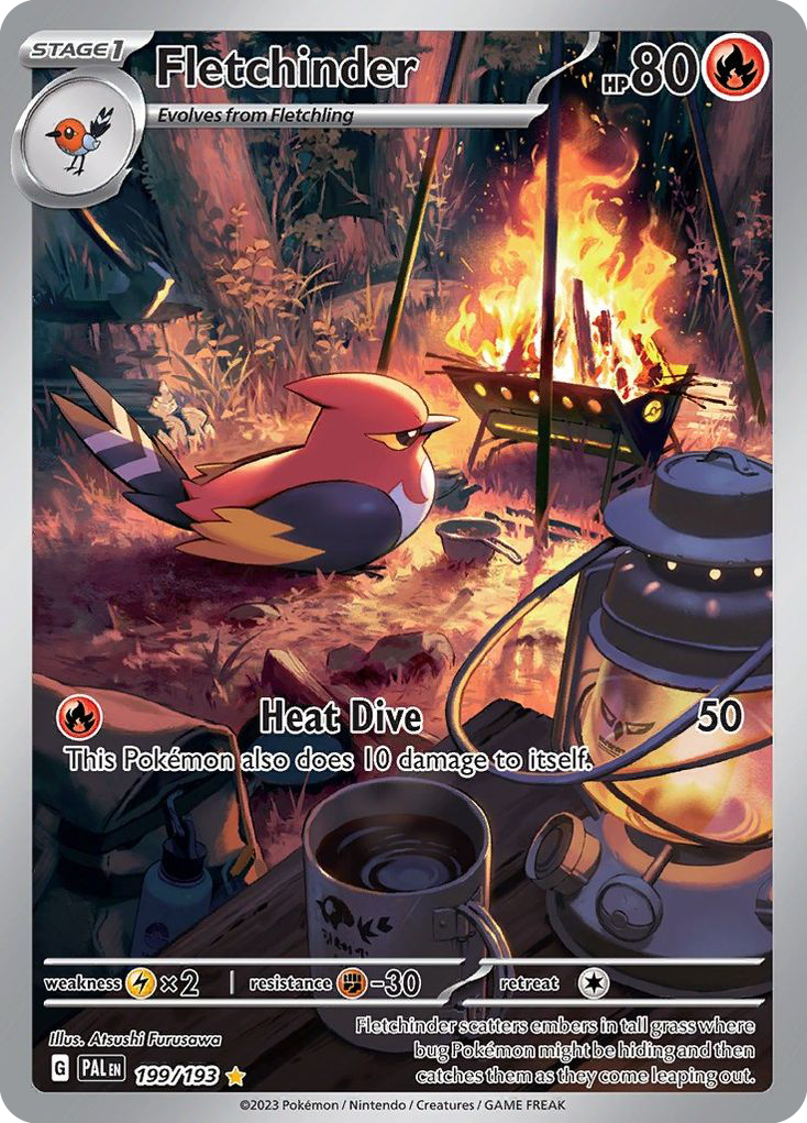 199/193 - Fletchinder - [Illustration Rare]