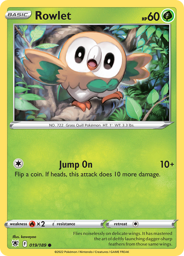 019/189 - Rowlet - [Common]