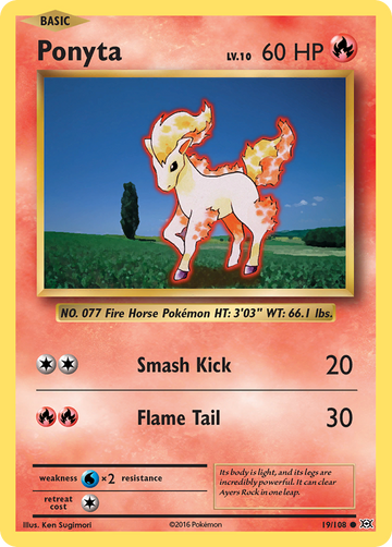 19/108 - Ponyta - [Common]