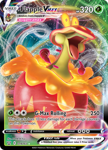 019/163 - Flapple VMAX - [Rare Holo VMAX]