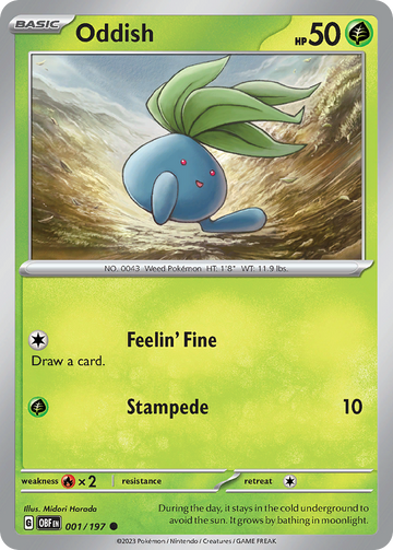 001/197 - Oddish - [Common]