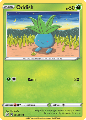 001/196 - Oddish - [Common]