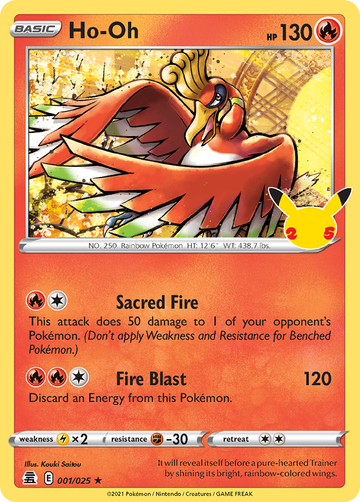 001/025 - Ho-Oh - [Rare]