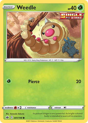 001/198 - Weedle - [Common]