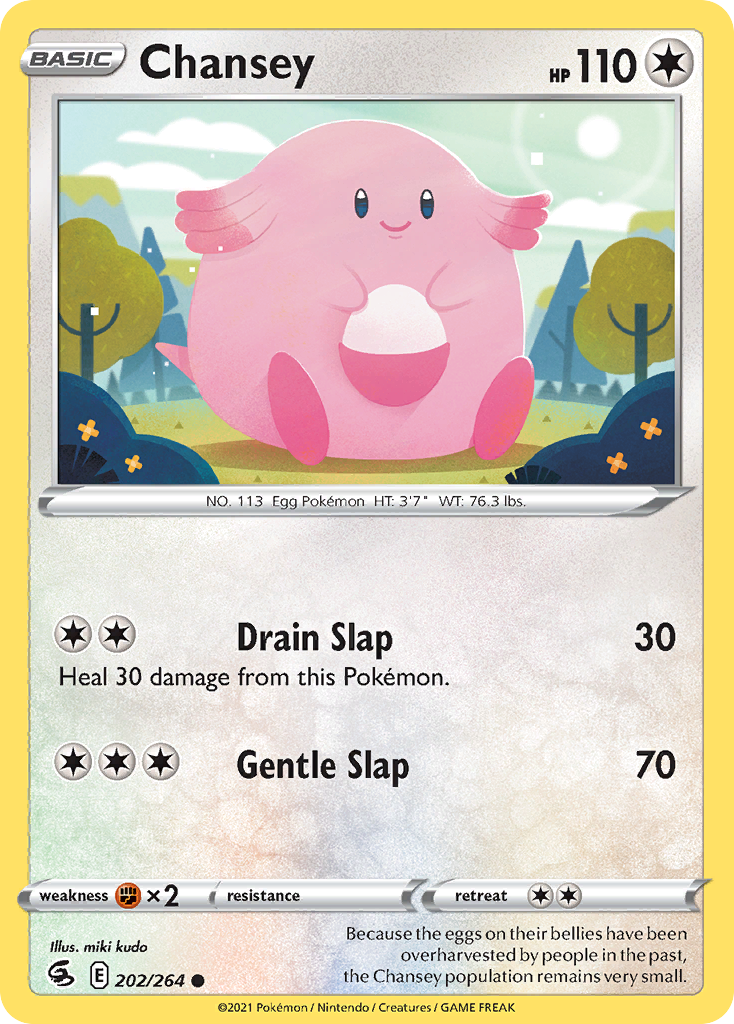 Pokémonkaart 202/264 - Chansey - Fusion Strike - [Common]