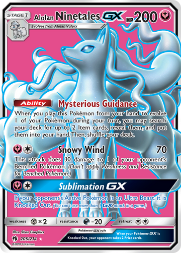 205/214 - Alolan Ninetales-GX - [Rare Ultra]