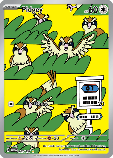 207/197 - Pidgey - [Illustration Rare]