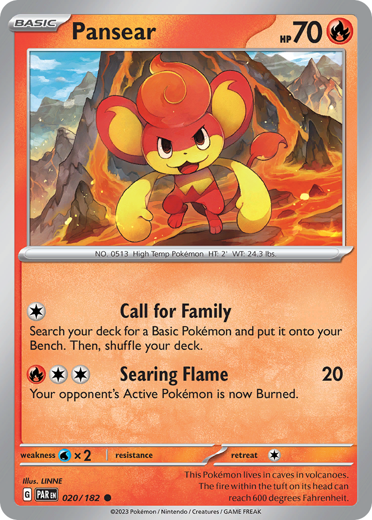 020/182 - Pansear - [Common]-Pokemeister