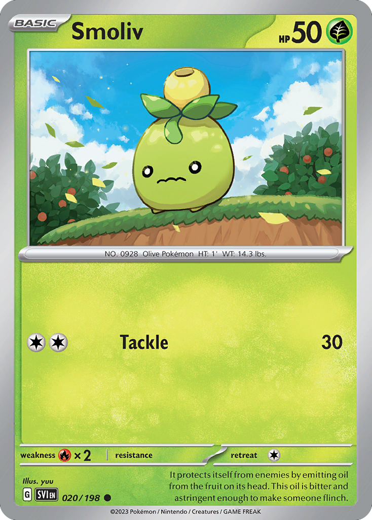 020/198 - Smoliv - [Common] - Reverse Holo