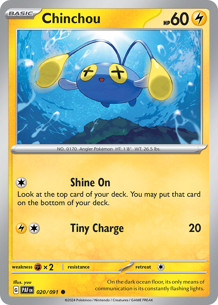 020/091 - Chinchou - [Common] - [Reverse Holo]