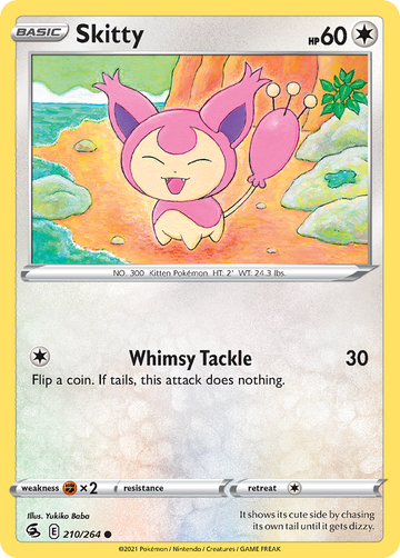 210/264 - Skitty - Reverse Holo - [Common]