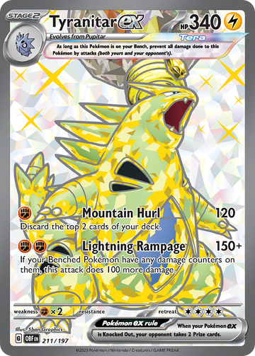 211/197 - Tyranitar ex - [Ultra Rare]