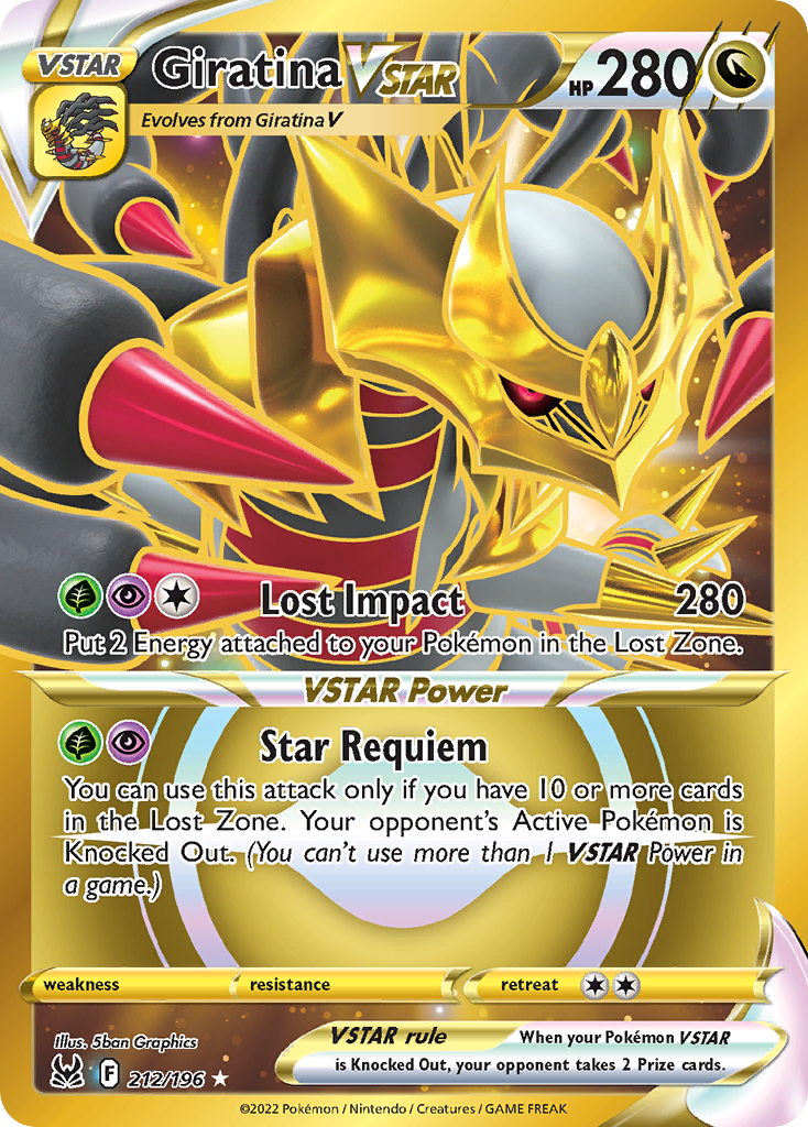 212/196 - Giratina VSTAR - [Rare Secret]