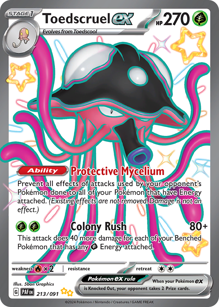 213/091 - Toedscruel ex - [Shiny Ultra Rare]