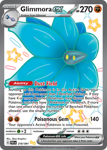 218/091 - Glimmora ex - [Shiny Ultra Rare]