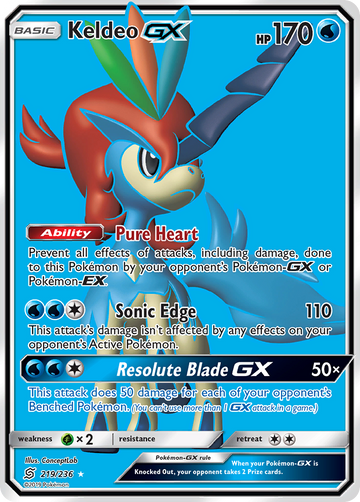 219/236 - Keldeo-GX - [Rare Ultra]