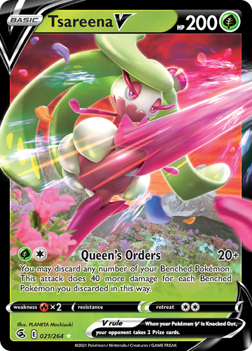 021/264 - Tsareena V - [Rare Holo V]