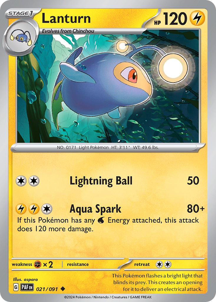 021/091 - Lanturn - [Uncommon] - [Reverse Holo]