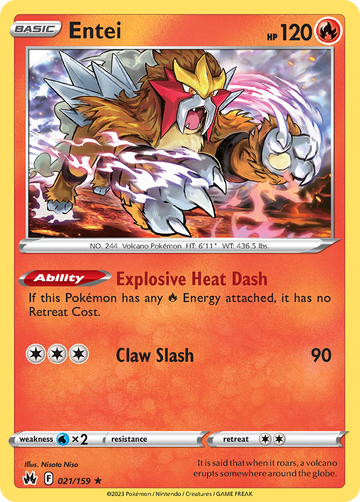 021/159 - Entei - [Rare Holo]