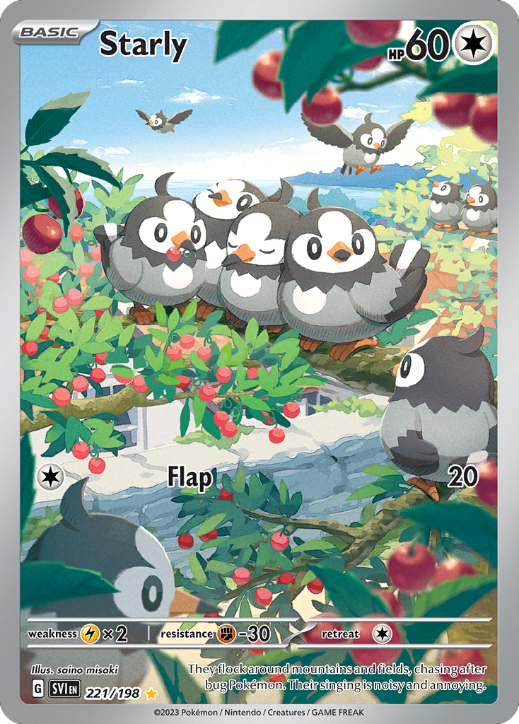221/198 - Starly - [Illustration Rare]