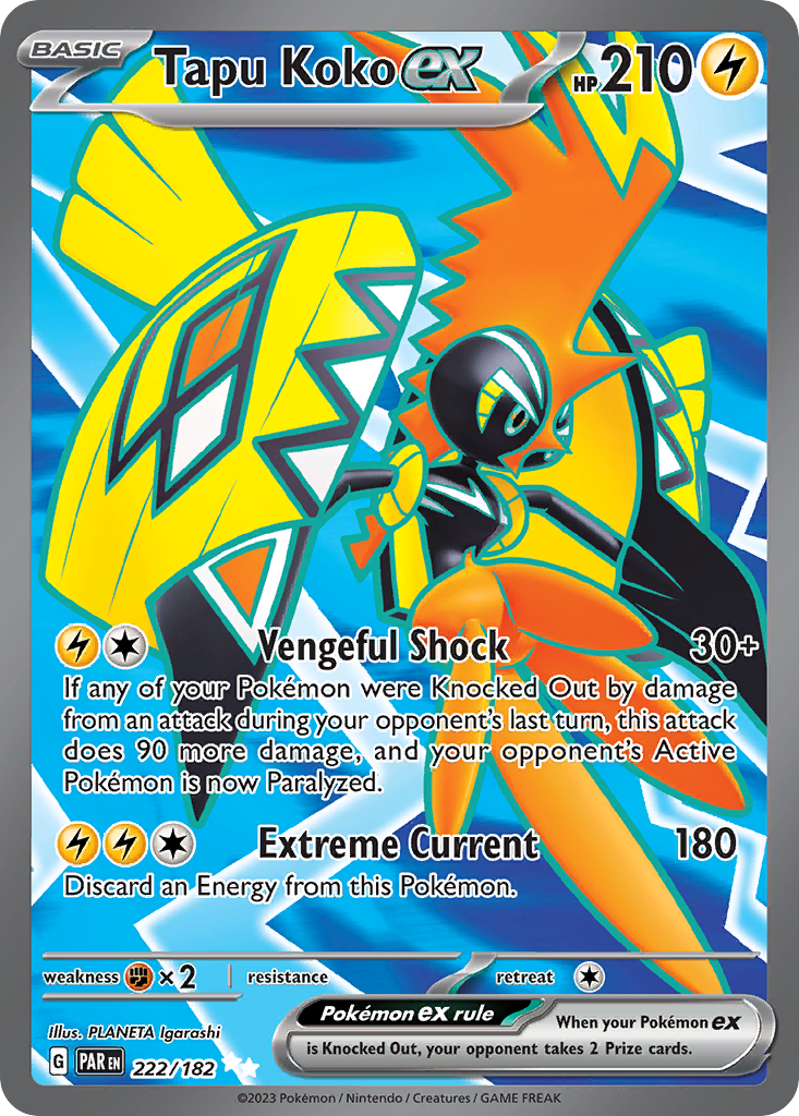 222/182 - Tapu Koko ex - [Ultra Rare]-Pokemeister