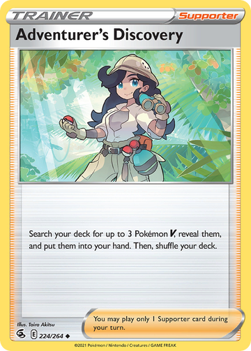 224/264 - Adventurer's Discovery - Reverse Holo - [Uncommon]