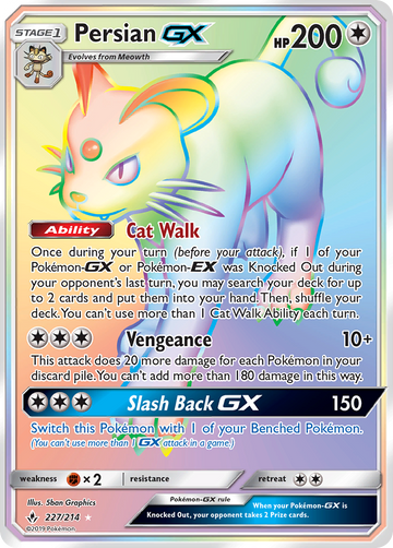 227/214 - Persian-GX - [Rare Rainbow]