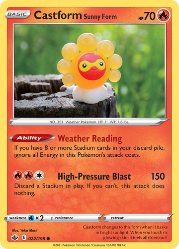 022/198 - Castform Sunny Form - [Common]