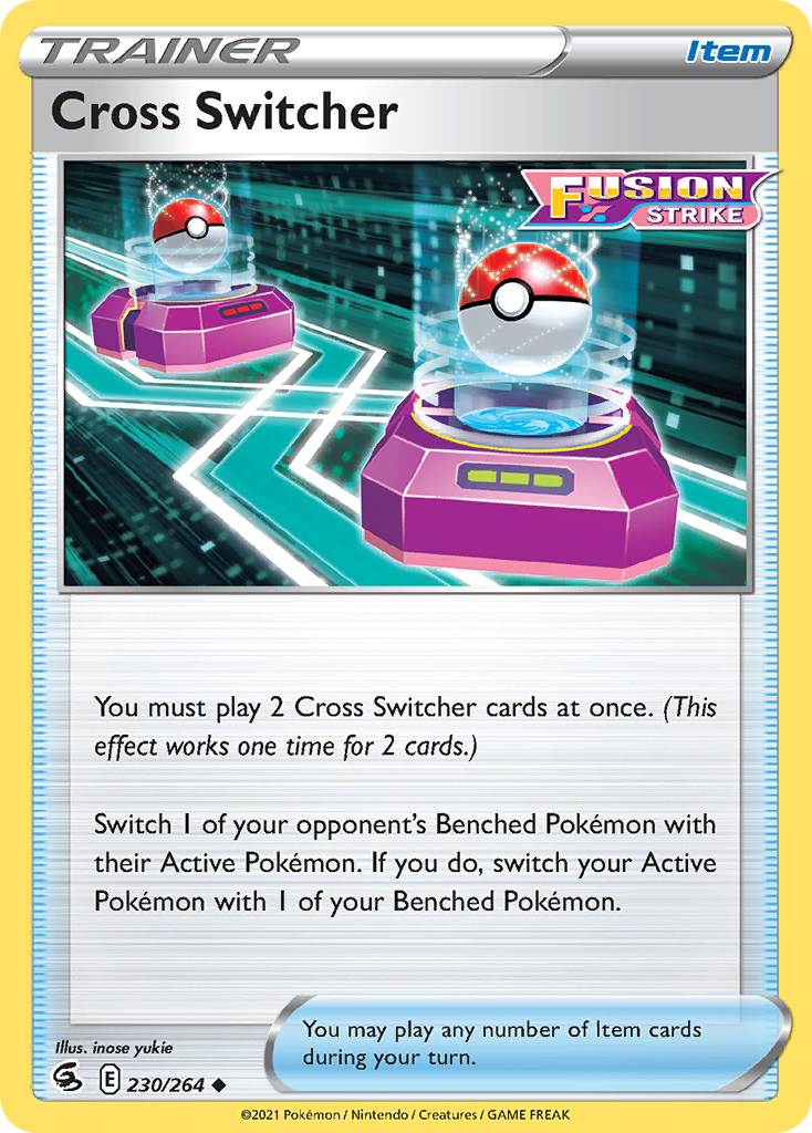 Pokémonkaart 230/264 - Cross Switcher - Fusion Strike - [Uncommon]