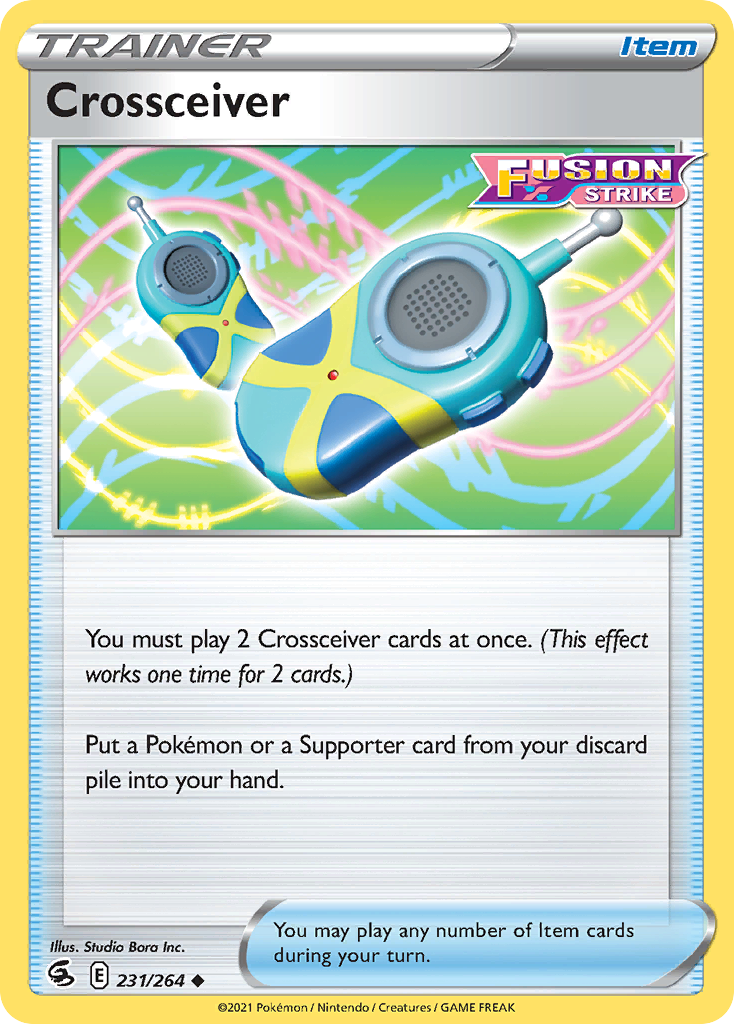 Pokémonkaart 231/264 - Crossceiver - Fusion Strike - [Uncommon]