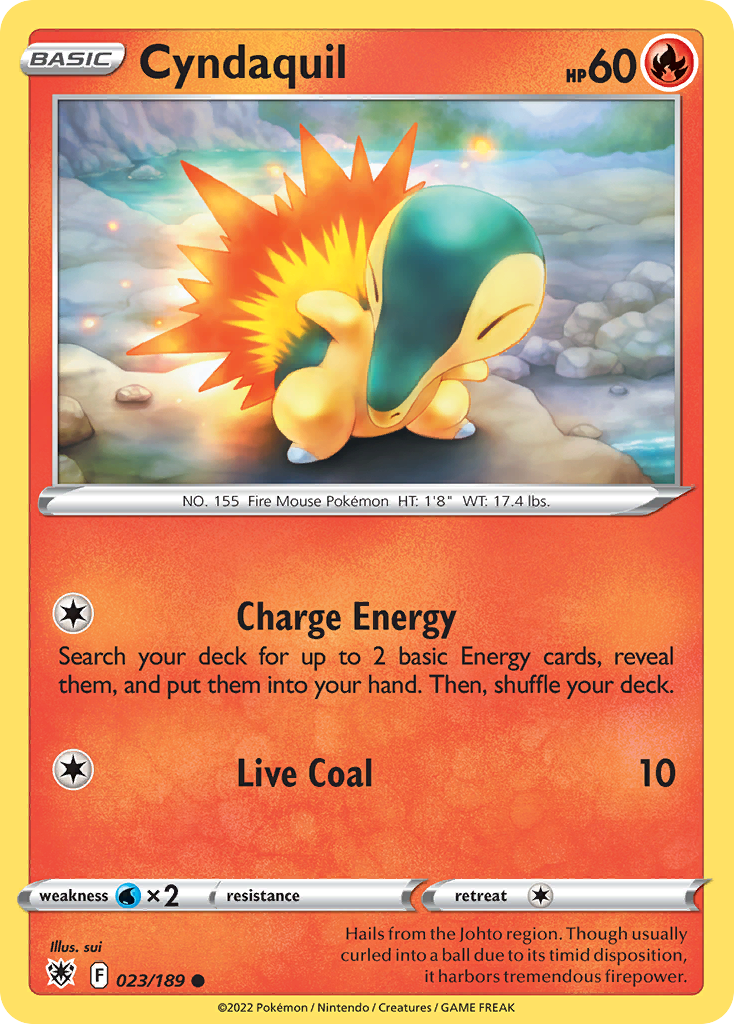 023/189 - Cyndaquil - Reverse Holo - [Common]