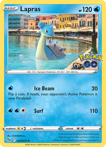 023/078 - Lapras - [Rare Holo]