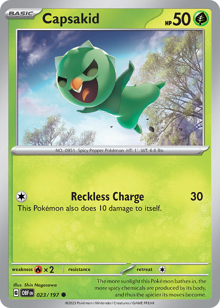 023/197 - Capsakid - [Common] - Reverse Holo