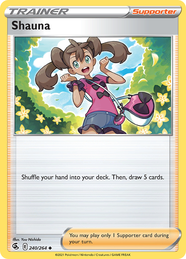 Pokémonkaart 240/264 - Shauna - Fusion Strike - [Uncommon]