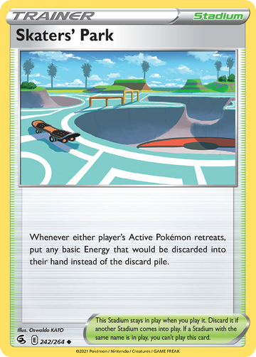 Pokémonkaart 242/264 - Skaters' Park - Fusion Strike - [Uncommon]